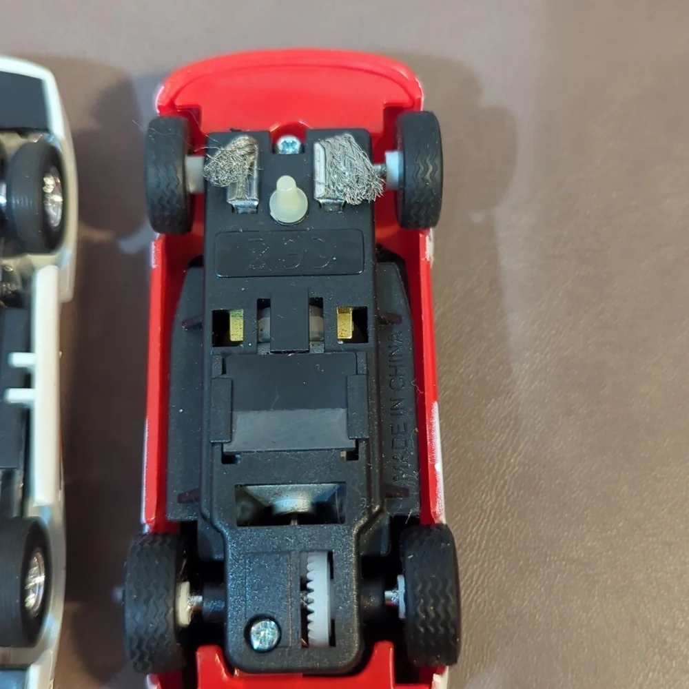 5 Vintage Slot Cars Porsche Lamborghini Ferrari Mercedes Benz Martini Racing